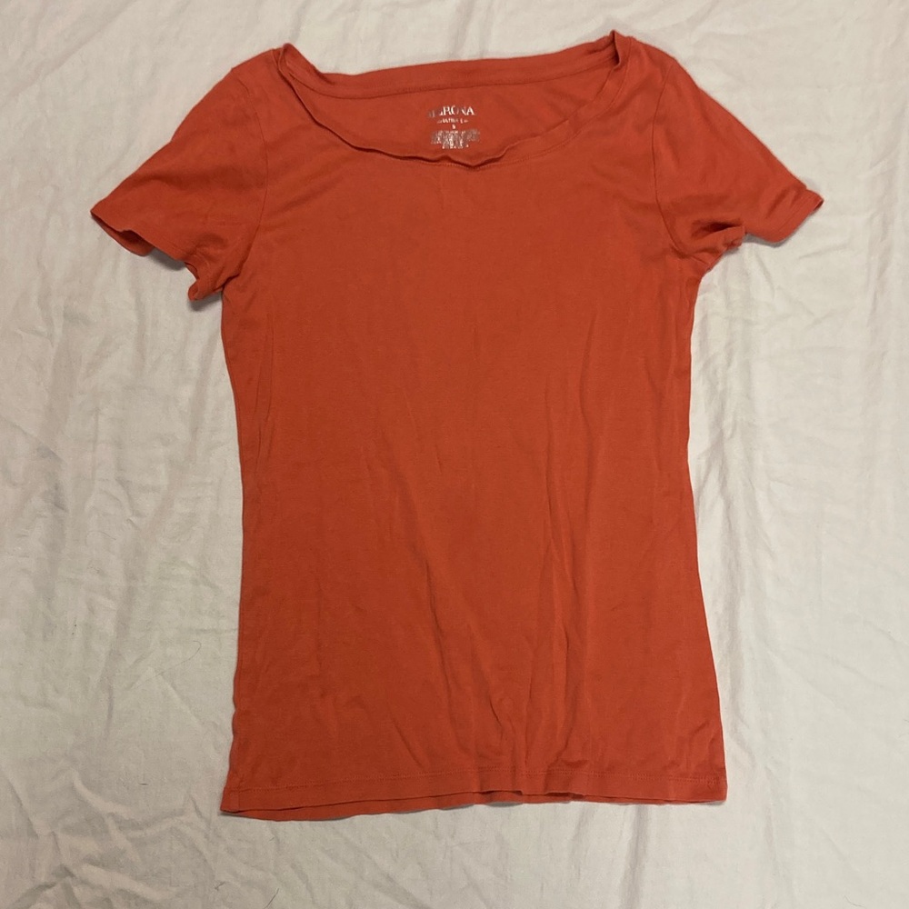 Merona Women's Short Sleeve Tee in Orange